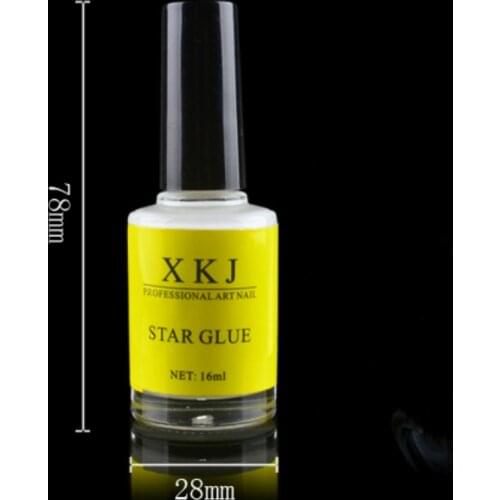 Professional Nail Art Glue Convenient Falses Nail Art Decorate Tips Acrylic Glue Starry Sky Nail Tools 16ML for Designs