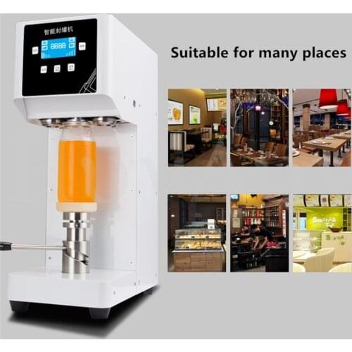 Pull can sealing machine milk tea shop automatic net red tinplate sealing machine beverage beverage capping machine