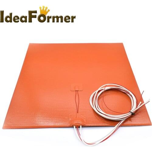 3D Printer Silicone Heating Pad Heater Hot Bed 220*220/235*235/300*300/310*310/400*400mm Heater Pad Can be customized sizes