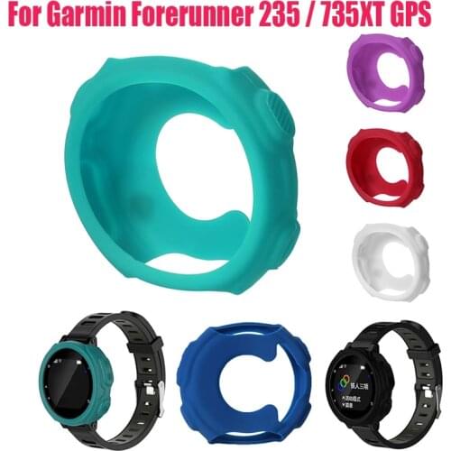 For Garmin Forerunner 235 / 735XT GPS Watch Replacement Shell Silicone Wristband Bracelet Anti Scratch Protector Case Cover