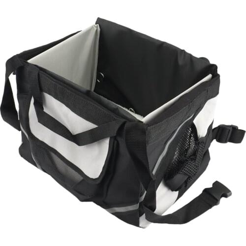 Pet Bicycle Carrier Bag Puppy Dog Cat Small Animal Travel Bike Carrier Seat for Hiking Cycling Basket Accessories