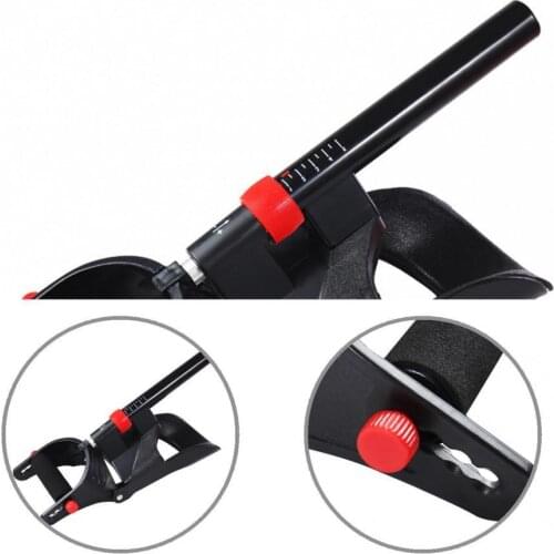 Black Compact Grip Trainer Adjustable Training Arm Exerciser Lightweight Hand Wrist Device Comfortable for Exercise