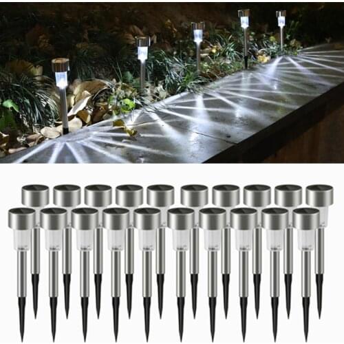 4/10Pcs Solar Garden Light Outdoor Solar Power Lantern Waterpoof Landscape Decoration Lighting for Path Yard Lawn Sunlight Lamp