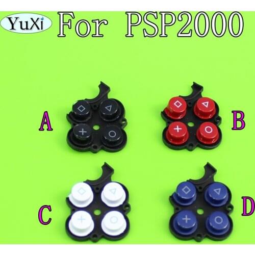 YuXi Right Conductive Rubber Buttons Key Pad Set Repair Replacement for Sony PSP2000 Slim Console D Pads