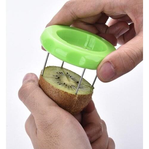 2pcs/Set Mini Kiwi Fruit Cutter Peeler Tool Kitchen Gadgets For Pitaya Slicer Green Kitchen Accessories Hot Sale