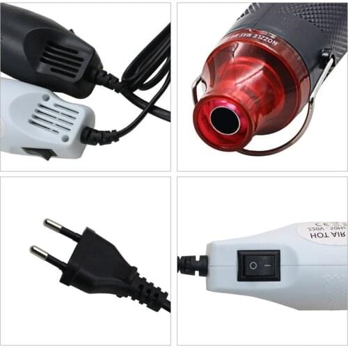 220V 300W Heat Gun US Plug Industrial Electric Hot Air Gun Kit Professional Heatguns Shrink plastic Wrap Blower Heater