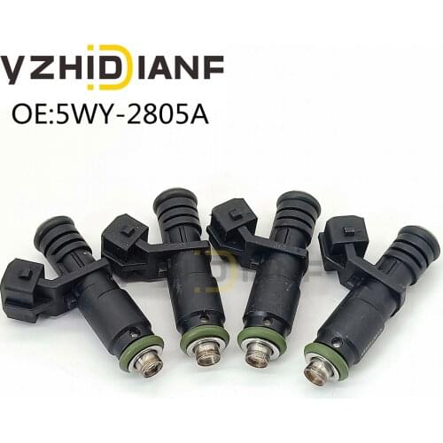 4x NEW 4X 5WY-2805A High Quality Nozzle Injection Injectors Flow Matched Fuel Injector For Pride-Auto Parts CEV13-038 Petrol GAS