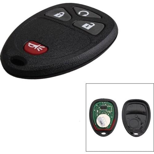 315MHz 4 Buttons Remote Start Keyless Entry Key Fob Transmitter Clicker Alarm OUC60270 15913421 for Buick Chevrolet AVALANCHE