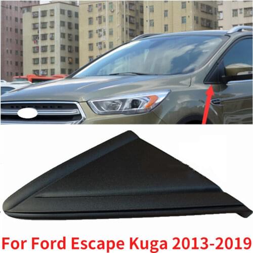 CAPQX For Escape Kuga 2013-2019 Car Front Window Triangle Corner Trim Panel Side Rearview Mirror Window Triangle Outer Garnish