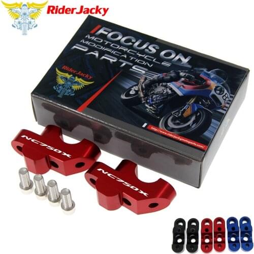 For Honda NC 750X NC750X / NC750X DCT 2014 2015 Black Blue Red CNC Motorcycle HANDLEBAR BAR RISERS