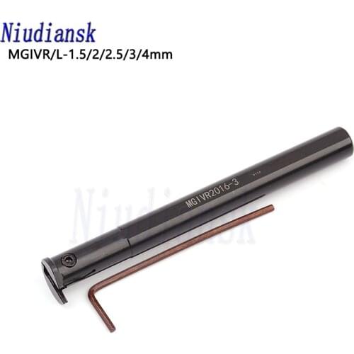 MGIVR2016-3 MGIVR2016-2 MGIVL2016-2.5 1.5/2/3mm MGIVR MGMN Grooving Tool Arbor Groove the Hole Turning Tool Holder