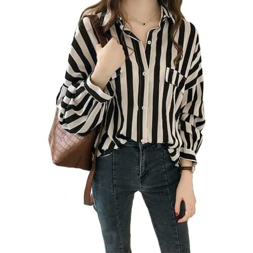 J-Bg Pink Women's Striped Shirts