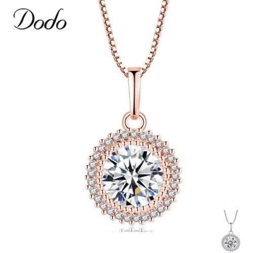 Classic Full of Crystal Chain Round Pendant Necklace Accessory Zircon Collares Statement Jewelry Necklaces Gifts for Women N334