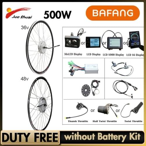 Bafang Electric Bicycle Retrofit Kit Bluetooth 36 / 48V 250W 350W 500W 26 inch 700C EBike Front Wheel Hub Motor Wheel ebike part