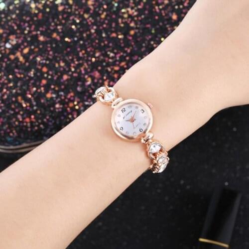 Korean Version Of Simple Trendy Bracelet Style Casual Quartz Watch