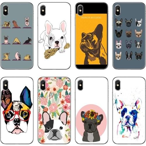 French Bulldog Dog soft silicone phone case For Samsung Galaxy M30 J8 J7 J5 Pro J6 J4 Prime A6 A8 A9 Plus J3 2018 2017