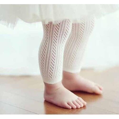 2019 New Baby boy/girls Pants cotton knitted pp pants elastic waist toddler girls Leggings Kids lace Clothes 0-4t