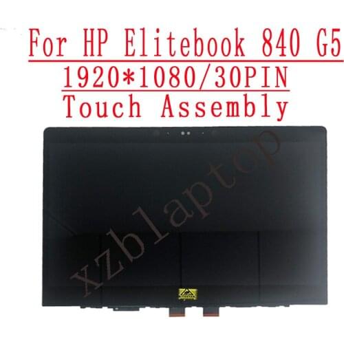 New Replacement L18314-001 For HP ELITEBOOK 840 G5 LCD Display Touch Screen DIGITIZER 14" FHD 1920*1080IPS EDP with Bezel