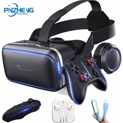 PINZHENG VR 10.0 Helmet 3D Glasses Casque Virtual Reality For iPhone Xiaomi Samsung Goggles Headset Viar Video Game Binoculars