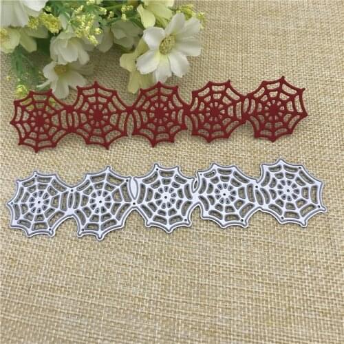 Spider Web Lace Metal Cutting Dies Stencils for DIY Scrapbooking Christmas Greeting Cards Decorative Embossing Template