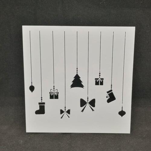 Hanging gift Layering Stencils Drawing Color Spray stencil DIY Scrapbook photo album Decorative Embossing DIY Paper Card Crafts