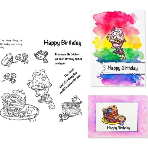 Fresh Flower Cutting Dies and Stamps for DIY Scrapbooking Album Transparent Photopoly Greeting Card Decorative Craft Supplies