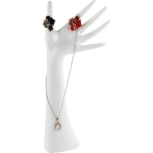 Hand Resin Portrait Model Jewelry Bracelet Ring Watch Gloves Display Stand Model for Shopping mall, Jewelry Store and Home