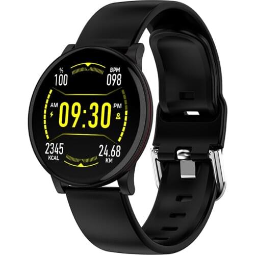 W9 Full Screen Touch Men Sport Pedometer Smart Watch IP68 Waterproof Fitness Tracker Heart Rate Monitor Women Clock Smartwatch