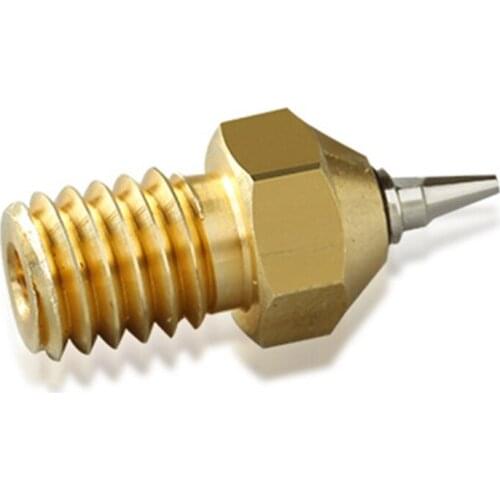 1.75mm 0.2/0.3/0.4/0.5mm Nozzles High Temperature-Resistarnt For 3D Printers E3D Mk8 with Removable Stainless Steel tip