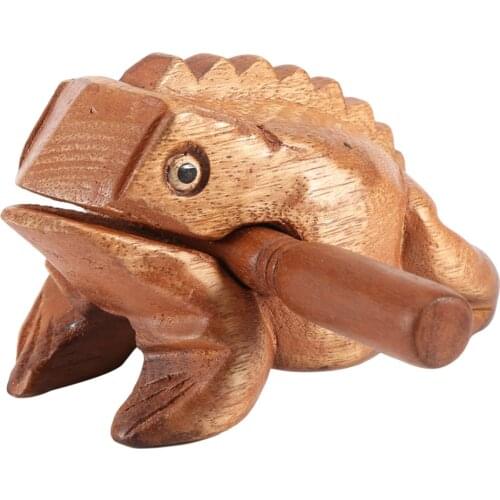 Thailand Frog Feng Shui Lucky Craft Wooden Frogs Home Office Decoration Art Figurines Miniatures Decoration Accessories