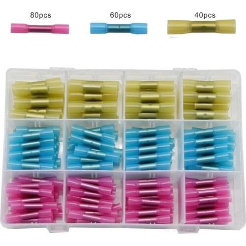 180PCS red/blue/yellow MIX Heat Shrink Tube Cable Sleeve Wrap Wire