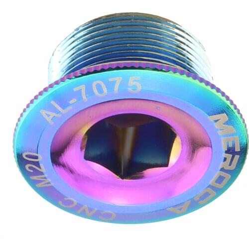 M18/M20 Crank Cover Screw Cap for shimano IXF M19 MTB Aluminum BMX Road Bike Arm Bolt Mountain Bike Parts Accessories