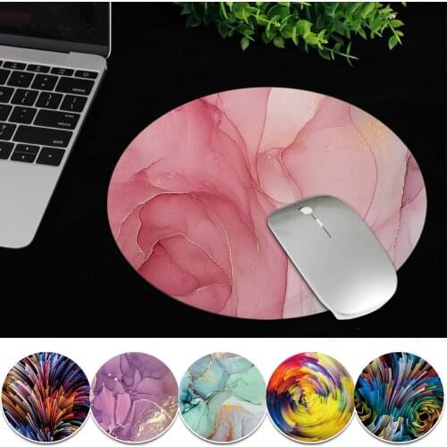 Waterproof Gaming Mouse Pad Mouse Gamer PU Leather Desk Mat 22x22CM Small Mausepad Non-slip Computer Accessories Mice