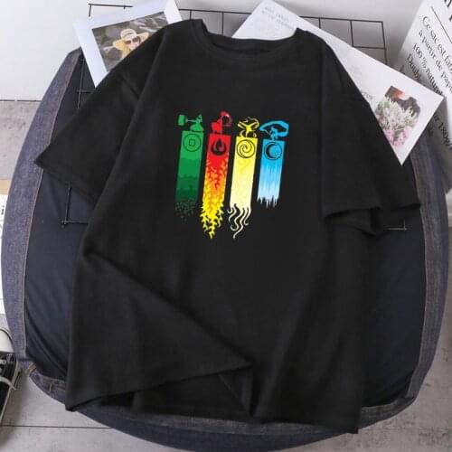 Avatar The Last Airbender Woman T-shirts Fashion Summer 2021 Lady Clothing Short Sleeve Hip Hop New Casual Female O-neck Tees