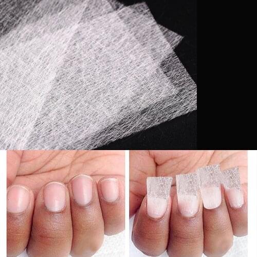 10Pcs/Set Silk Fiberglass Nail Extension Fiber Nail Acrylic Tips Professional Nail Art Building Gel DIY Manicure Tools