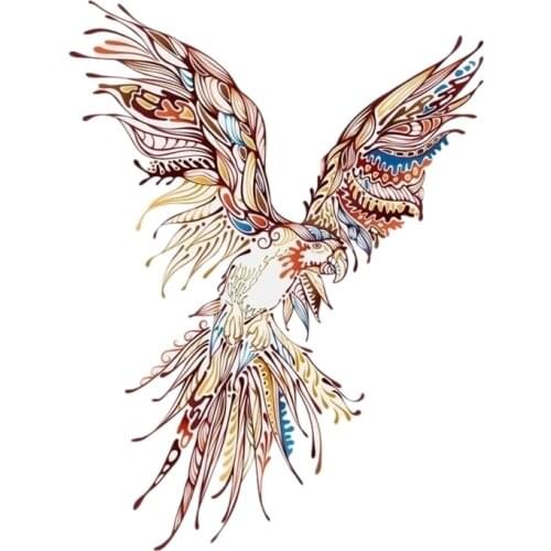 13CM*17.3CM Individual Eagle Print Decal PVC Decoration Car Sticker