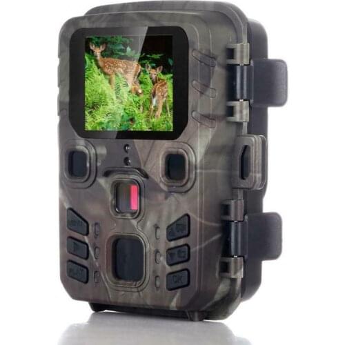 2021 New Hunting Camera 12MP IP65 Waterproof Trail Camera Outdoor Night View Cam LCD Display Wildlife Observation Hunting Camera