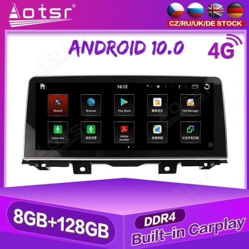 12.3" Android Car Multimedia Player For BMW 5 Series 5GT F10 F11 2011-2016 Car Stereo GPS Navigation Auto Radio Head unit 4G SIM