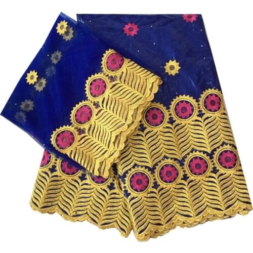 Bazin riche Tissues with stones african Fashion textil austria materials jacquard fabrics dubai fabric bridal lace 5+2 yards/lot