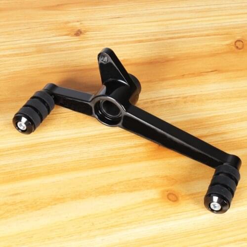 Gloss Black Heel Toe Shifter&Rudyness Pegs For Harley 2004-2018 Sportster Iron XL 883 1200 48