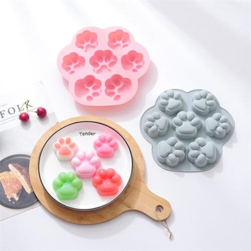 Paw Ice Cream Maker Molds Whiskey Cocktail DIY Freeze Mould Animal Fruits Halloween Ice Trays Removable Lids moldes de silicona