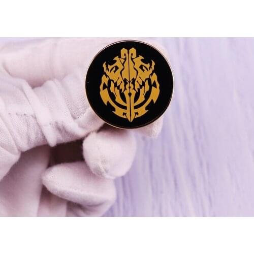 Anime Overlord Pin Ainz Ooal Gown Button Badge