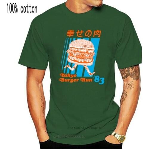 Meat Tshirt Tokyo Burger Rush T-Shirt 2018 New Arrival High Quality Pure Cotton Men Clothing Spring Summer T Shirt Hot Sale