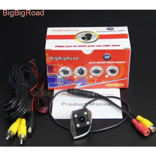 BigBigRoad For Chevrolet Cruze 2017 Car Rear View Reversing Backup Parking CCD Camera night vision waterproof