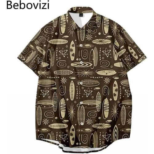 Summer Hip Hop Shirt Streetwear Mens Hawaiian Shirt Harajuku Summer Beach Shirt Hawaii Thin Short Sleeve Tops Camisas 5XL 6XL