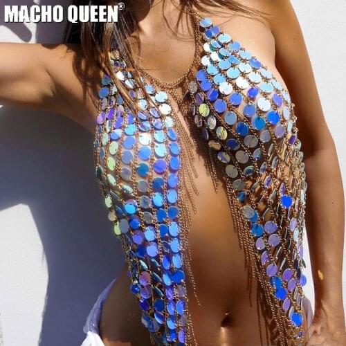 MACHO QUEEN Women's Cropped Tank Tops