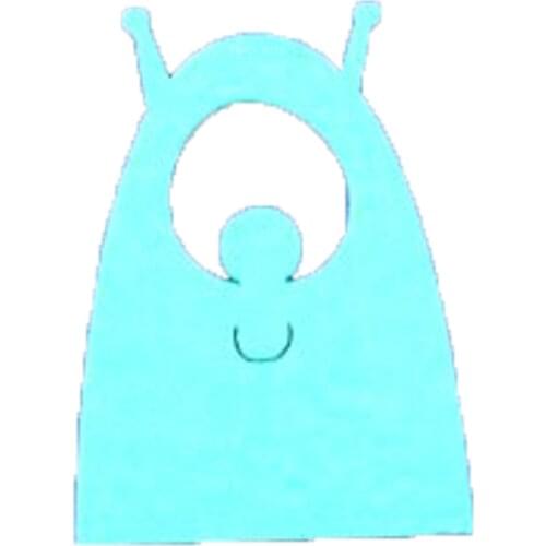 2021 New Green big-eyed alien cutter Cutting Die Mold Diy Scrapbook Decoration Wooden Knife Mould Suitable For Fustelle