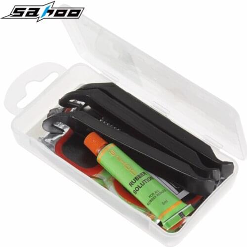 SAHOO Hot Selling Hot Selling Plastic Box with Tools Tyre Tube Puncture Repair Kit