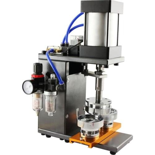DIY button maker new design round semi-auto Pneumatic badge making machine DCMA-012