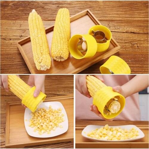 Creative Kitchen Cob Remover Home Gadgets Corn Stripper Cob Cutter Remove Kitchen Accessories Cooking Tools Cooking Tools